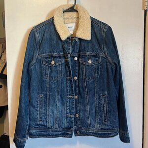 Old Navy Sherpa Denim Jacket